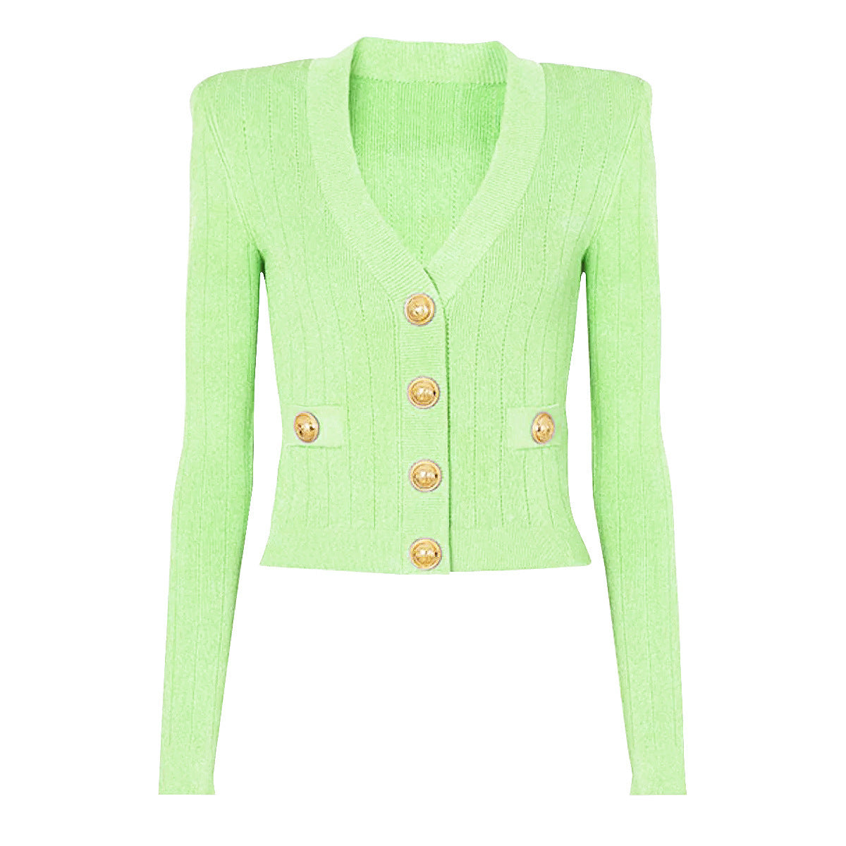 Women's Fashion Classic High Quality Versatile Jacket Knitted Sweater Cardigan