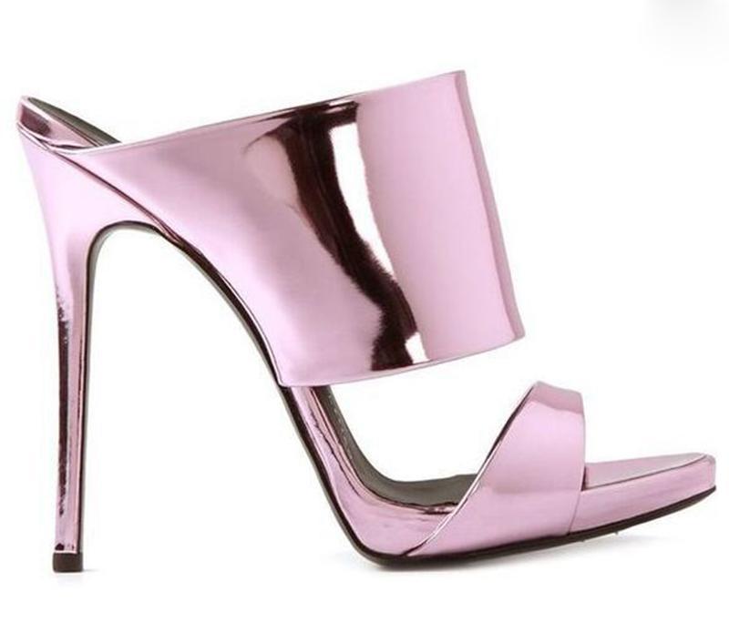 Fish Mouth Thin Heel Rome Shoes