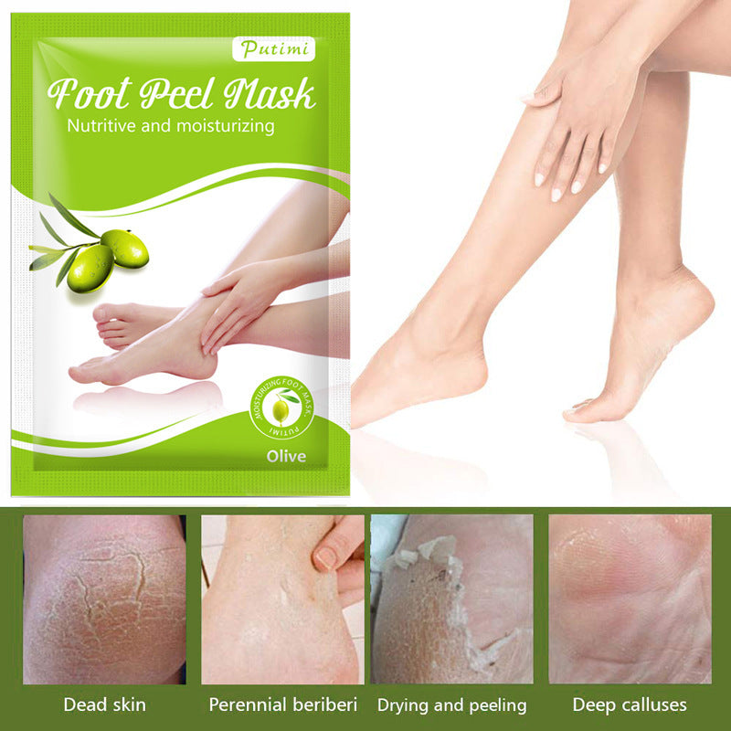 Olive Extract Peeling Foot Mask
