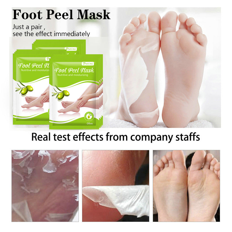 Olive Extract Peeling Foot Mask