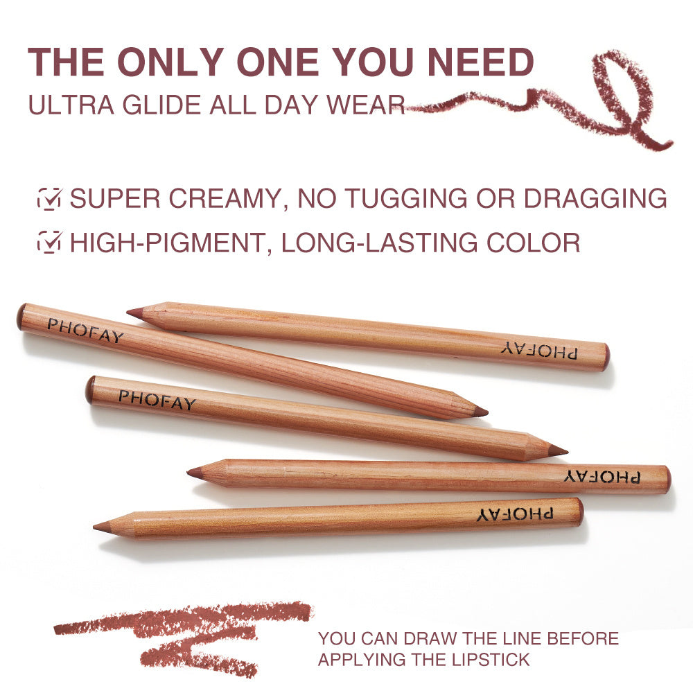Creamy long-wear Nude lipliner Knit, Matte finish.