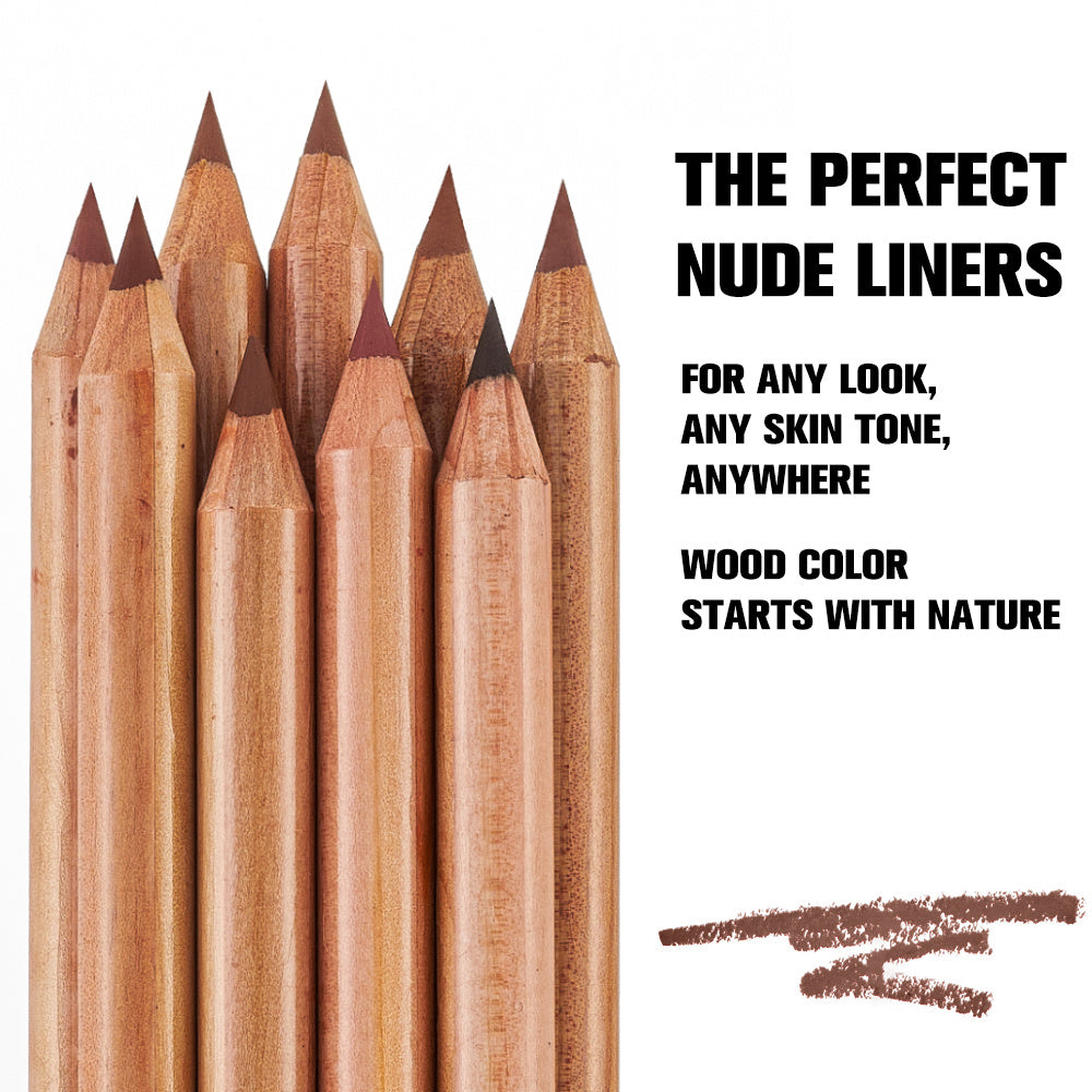 Creamy long-wear Nude lipliner Knit, Matte finish.