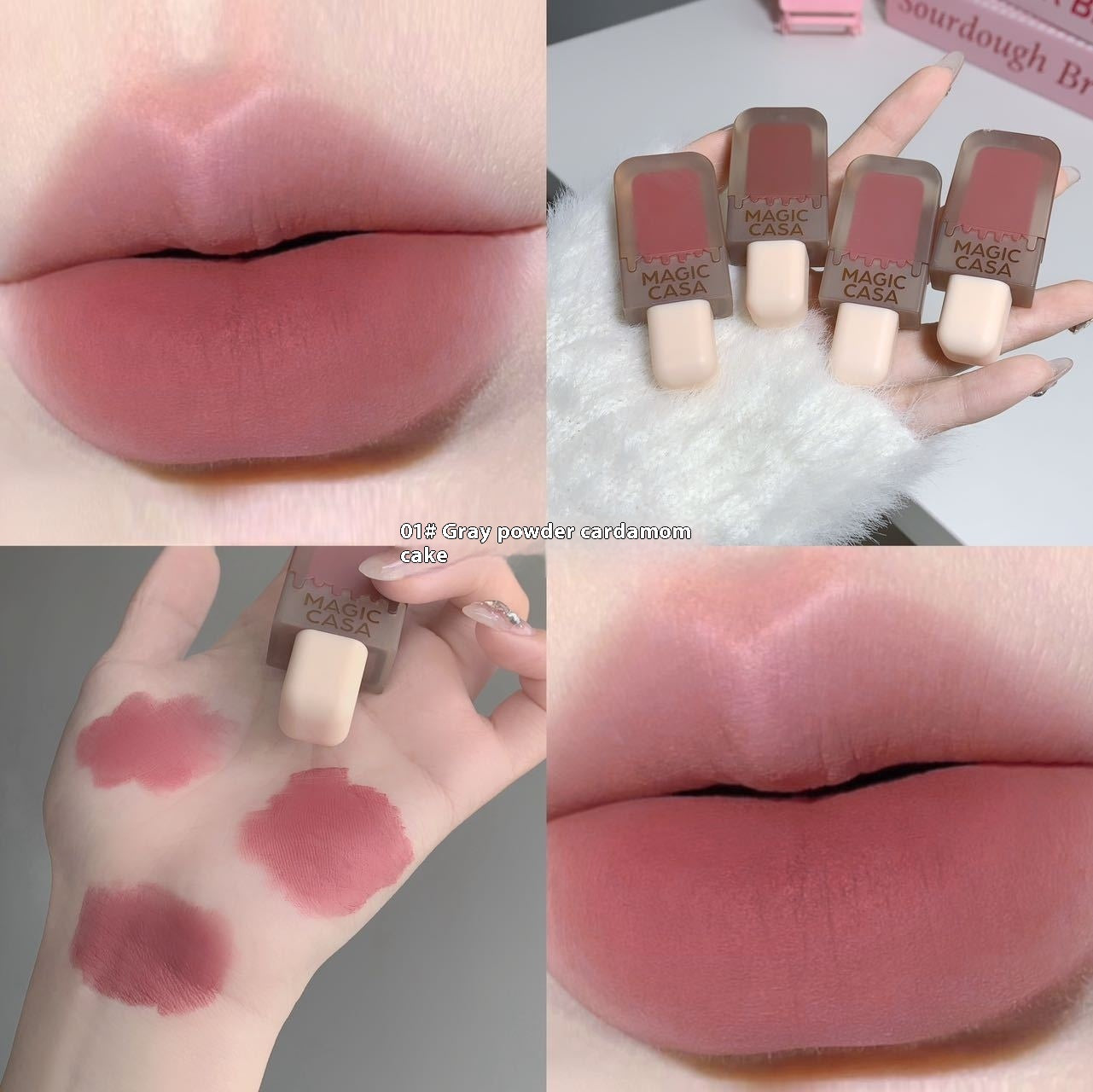 Ice Cream Lip Lacquer Matte Fog Velvet Lasting