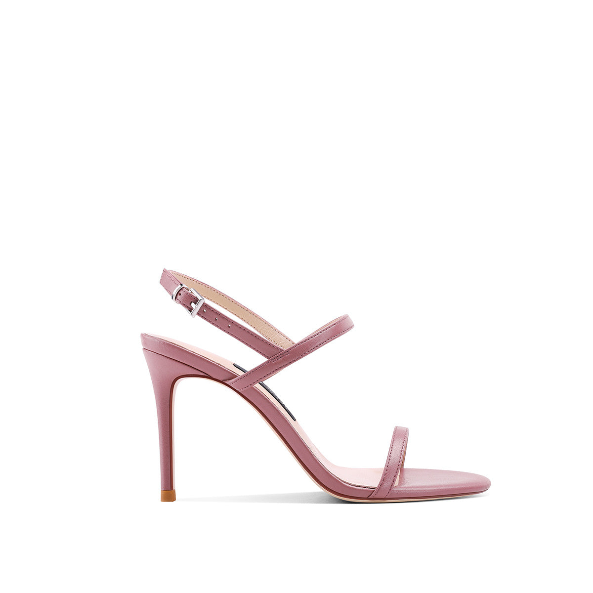 One-strip Sandals Stiletto Toe High Heels Dress Skirt All-match Women's Shoes
