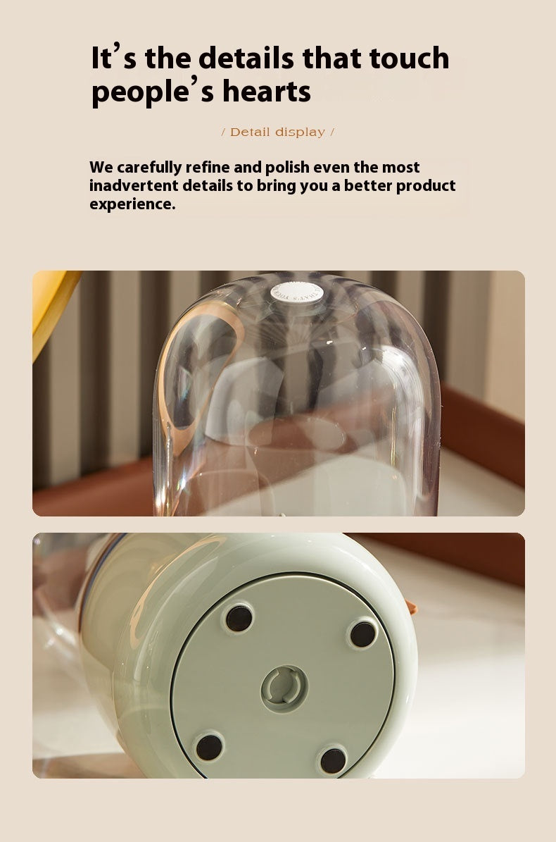 Dust Proof Lipstick, Eyebrow Pencil, Cosmetic Storage Box, Spinning Rotating Brush Cylinder