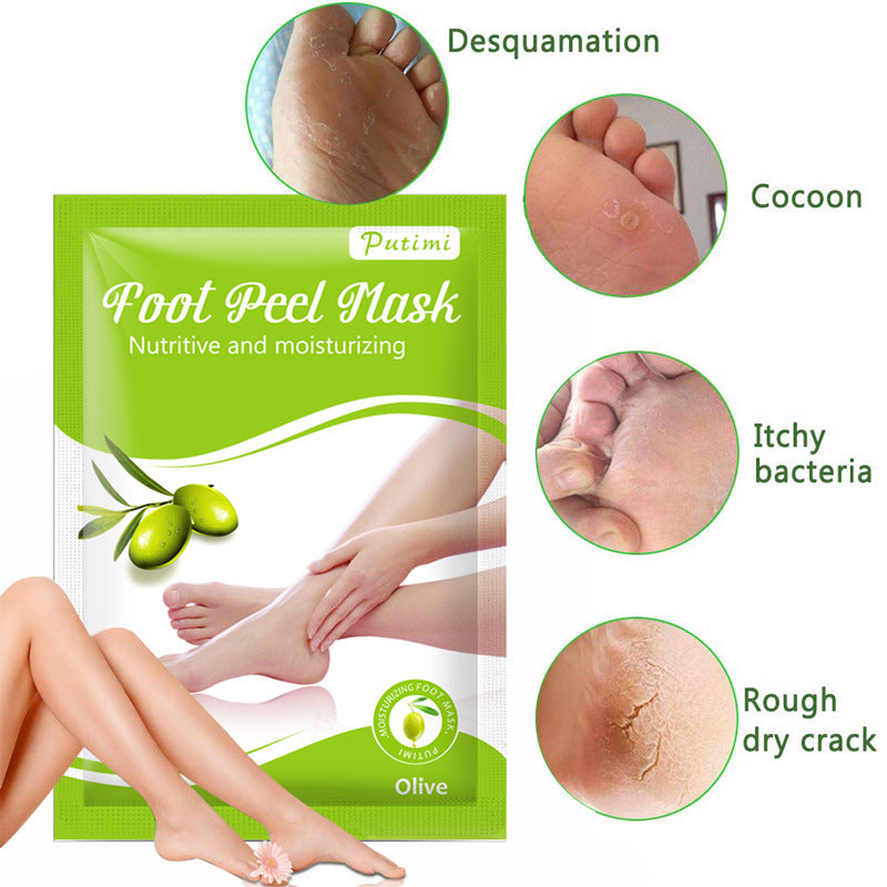 Olive Extract Peeling Foot Mask