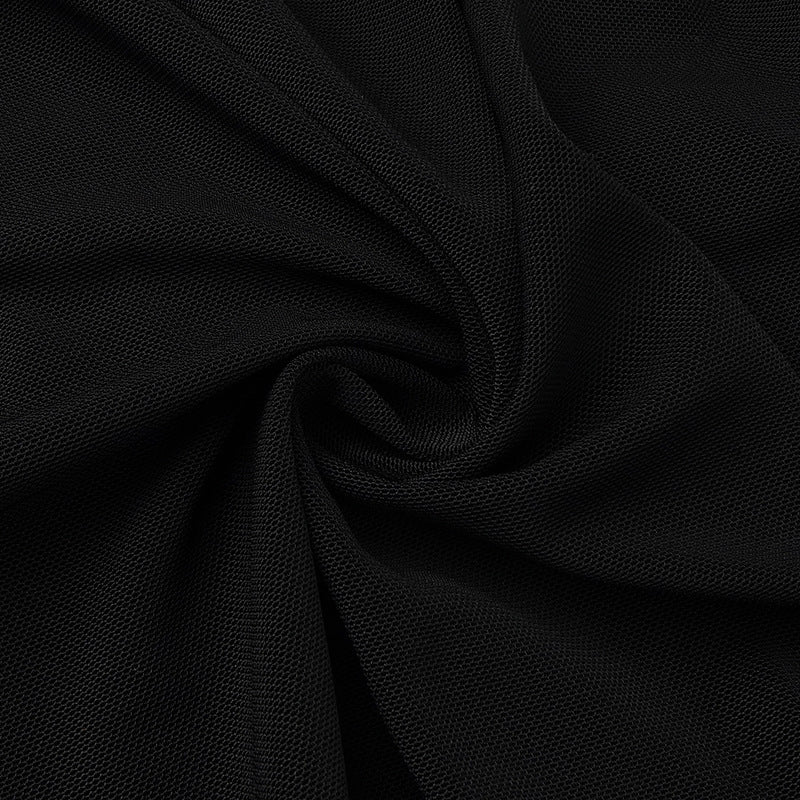 Solid color wrap breast dress