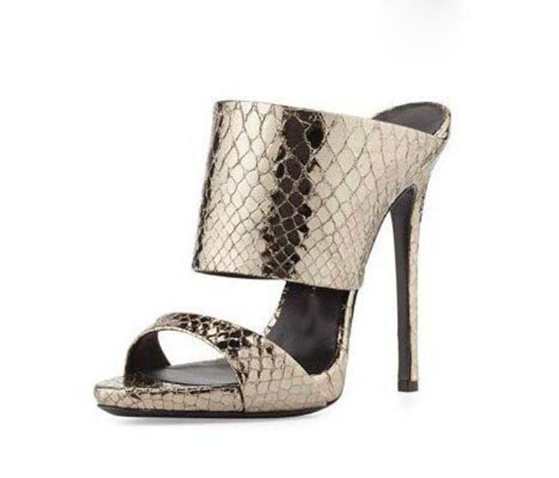 Fish Mouth Thin Heel Rome Shoes