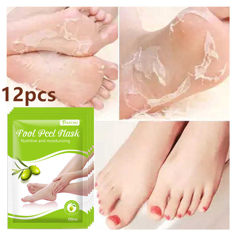 Olive Extract Peeling Foot Mask