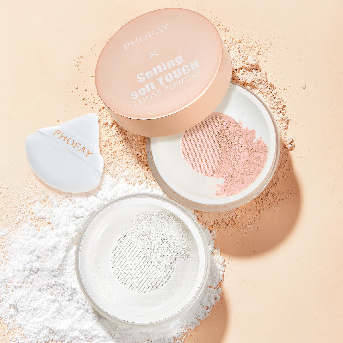 Key to Long-Lasting Makeup.
Soft Touch Loose Powder