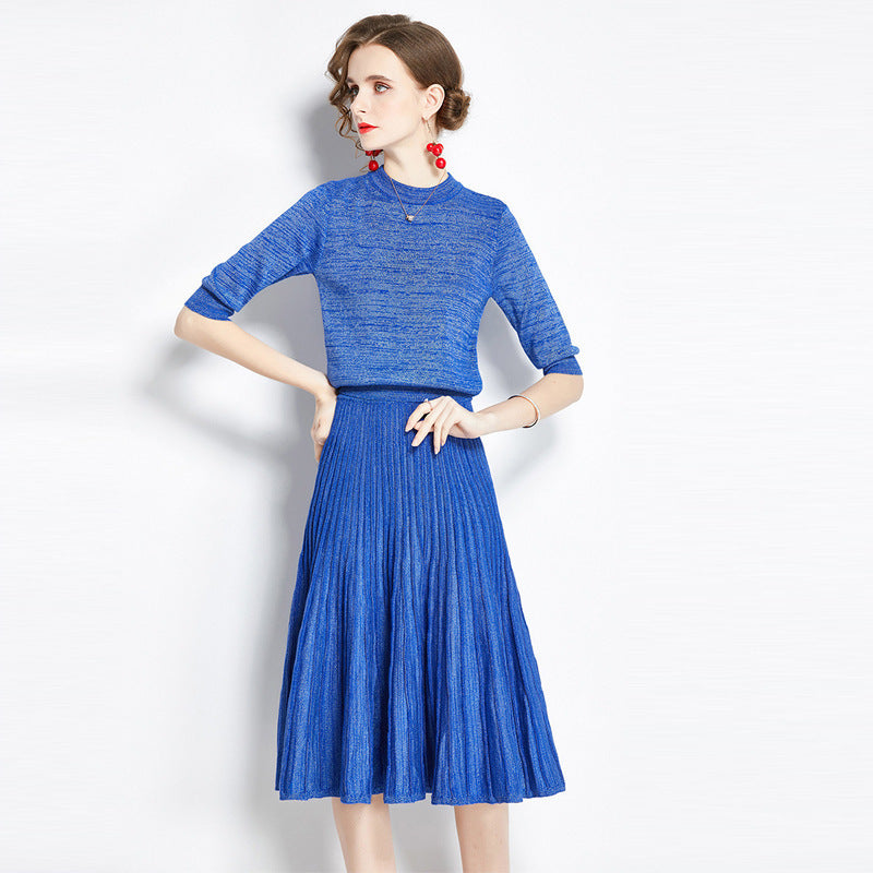 Two-piece Pleated Skirt