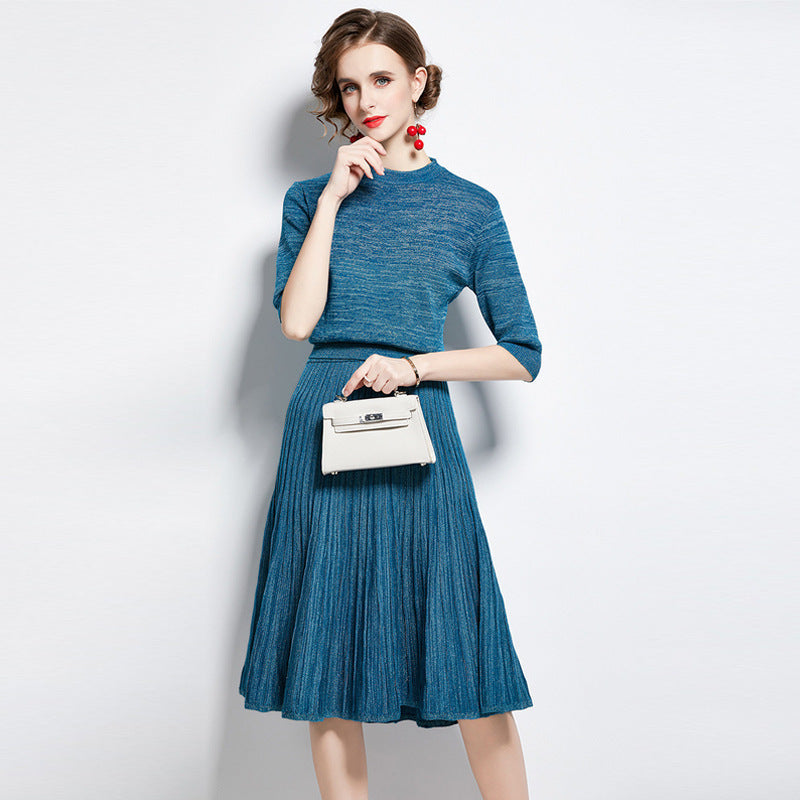 Two-piece Pleated Skirt