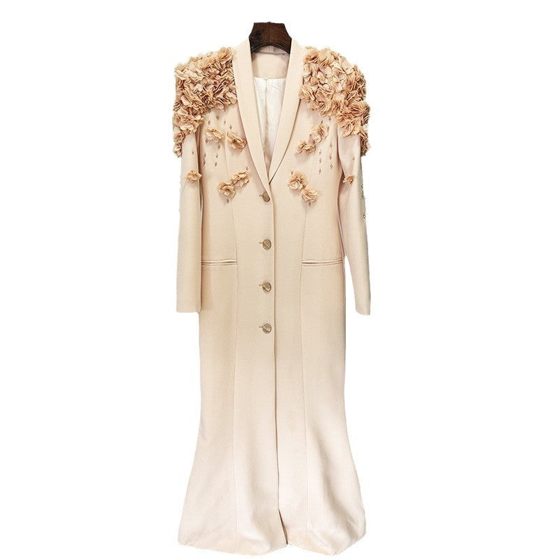 Fashion Beads Three-dimensional Flower Dress