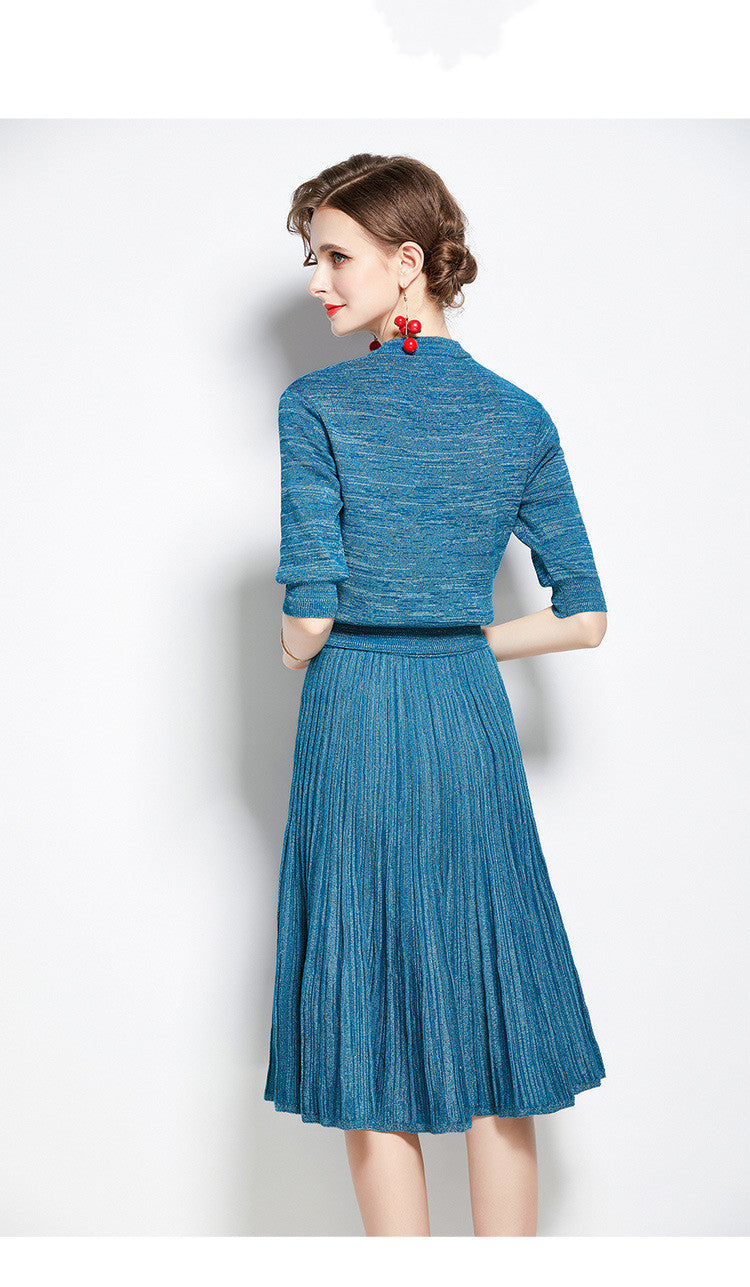 Two-piece Pleated Skirt