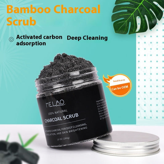 Pure White Body Bamboo Charcoal Facial Scrub