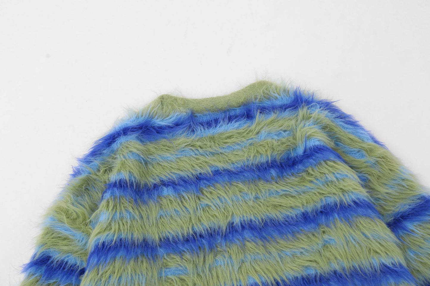 Casual Striped Cardigan Sweater Coat For Women