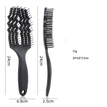 Shun Hair Hollow Massage Comb Blow Hair Styling