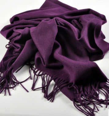 Pure cashmere shawl scarf