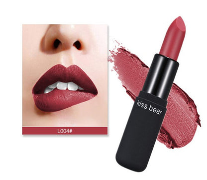 Lip biting matte lipstick does not fade and does not stick