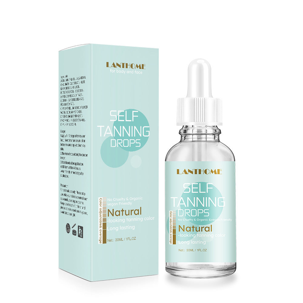 The Black Oil 30ml Sunless Wheat Color Body Self-Tanning Cream