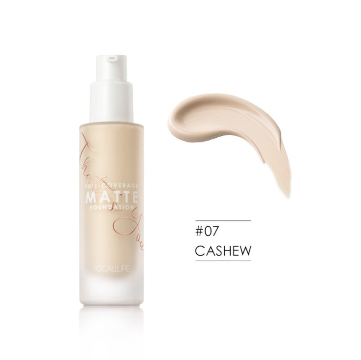 High-Coverage Concealer, Smooth, Velvety, Matte liquid foundation