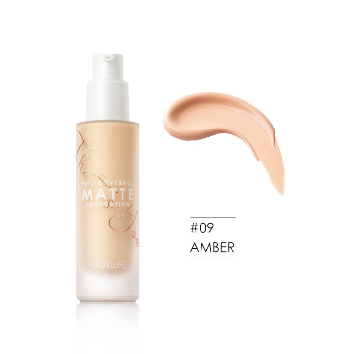 High-Coverage Concealer, Smooth, Velvety, Matte liquid foundation