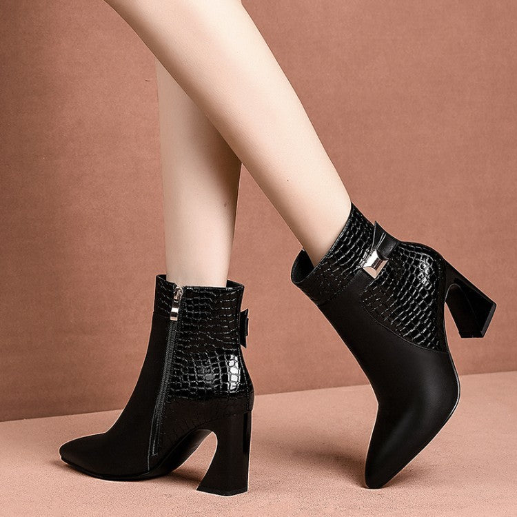 Autumn and winter pointy fashion high heels