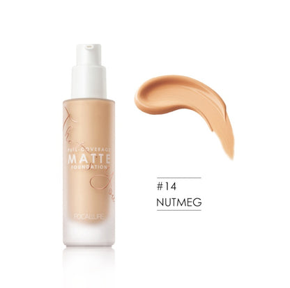 High-Coverage Concealer, Smooth, Velvety, Matte liquid foundation