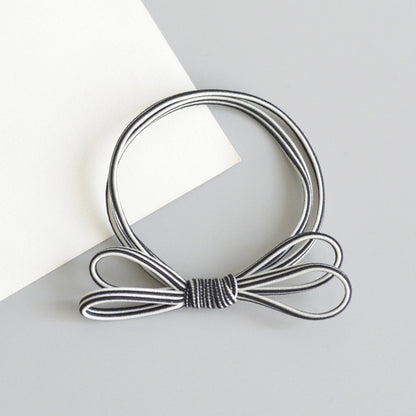 Korean Basic Bottoming Bow Hair Tie Hair Rope