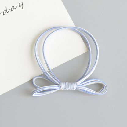 Korean Basic Bottoming Bow Hair Tie Hair Rope