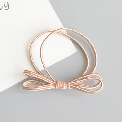 Korean Basic Bottoming Bow Hair Tie Hair Rope