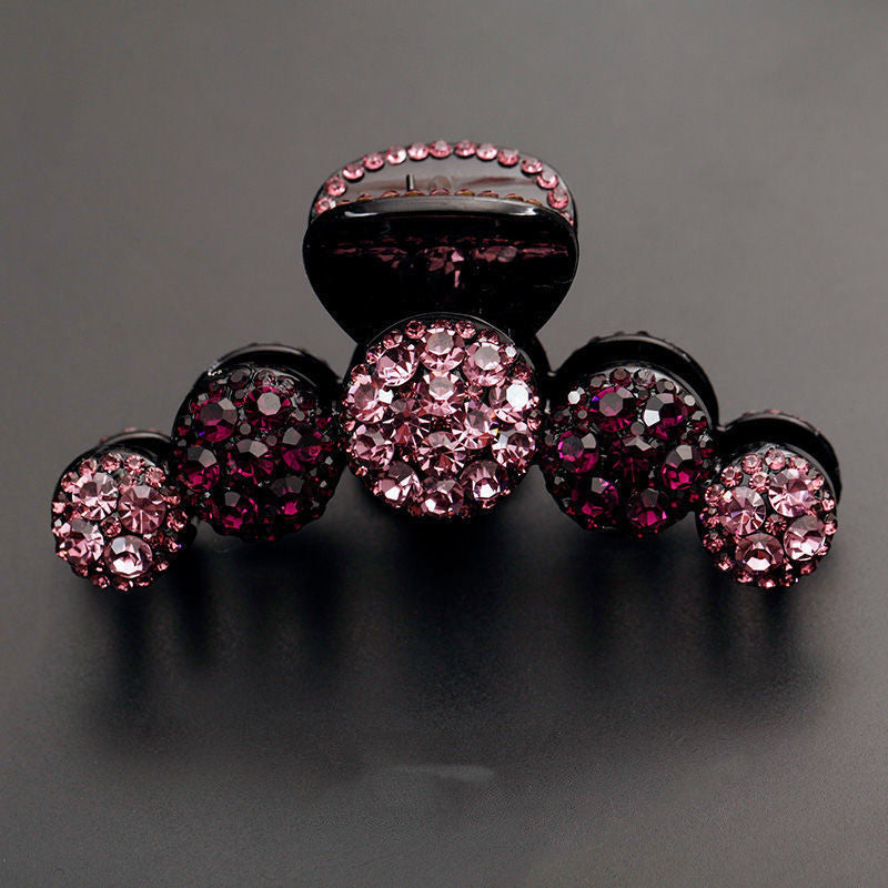 Large Luxury Rhinestone Grab Clip Hair Claw Clip Hair Accessories