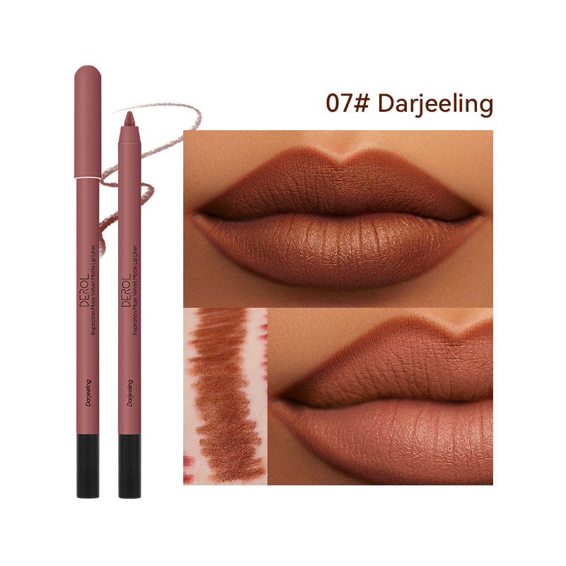 Matte Lipstick Lipliner High Shade Velvet Mist Lipstick