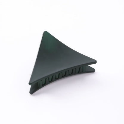 Medium wild color matte triangle hair clip Korean version of horsetail clip bangs clip hair clip