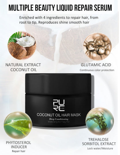 No-Steam Nutrient Coconut Hair Mask