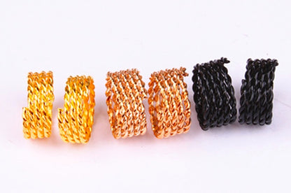 10 Pcs / Pack Different Gold Hair Braids