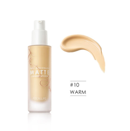 High-Coverage Concealer, Smooth, Velvety, Matte liquid foundation