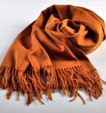 Pure cashmere shawl scarf