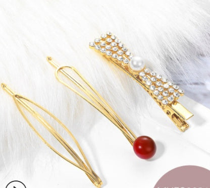 Adult hair pin female word clip Liu Haihai clip