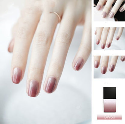 Temperature-changing Twilight Phototherapy Nail Polish Glue