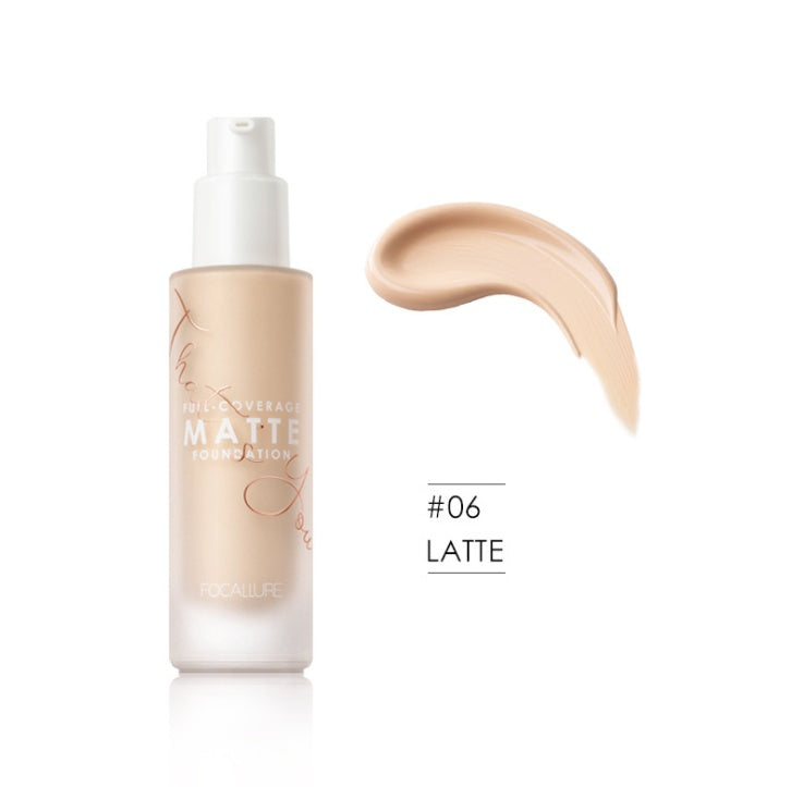 High-Coverage Concealer, Smooth, Velvety, Matte liquid foundation