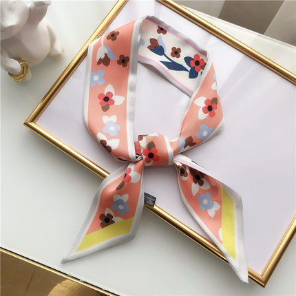 Literary Tie Scarf Small Ribbon Headband Hair Accessories