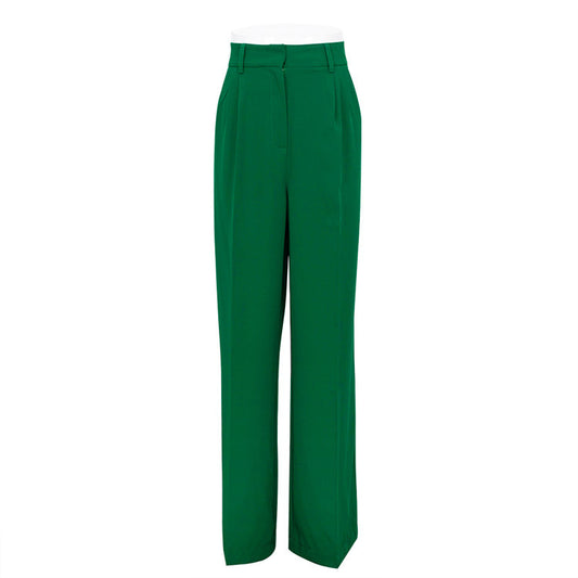 Commuter High Waist Loose Klein Casual Trousers