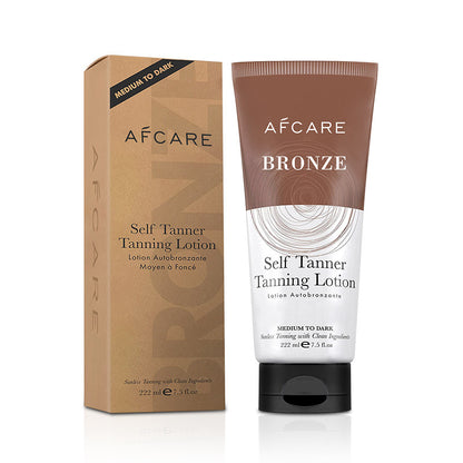 Self Body-building Medium to Dark Glowy Bronzer Organic Aloe and Coconut Oil