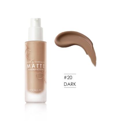 High-Coverage Concealer, Smooth, Velvety, Matte liquid foundation