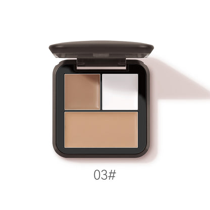 Highlighter Shadow, Eye Shadow, Nose Concealer, Powder Contour Palette