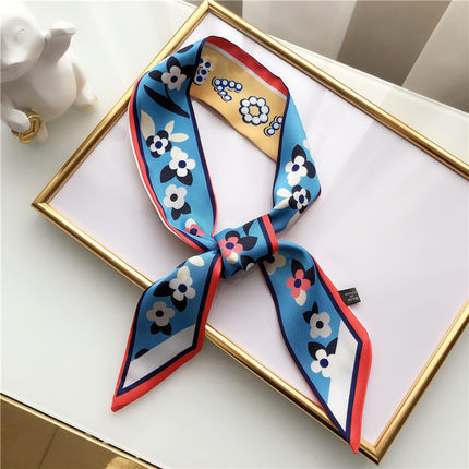 Literary Tie Scarf Small Ribbon Headband Hair Accessories