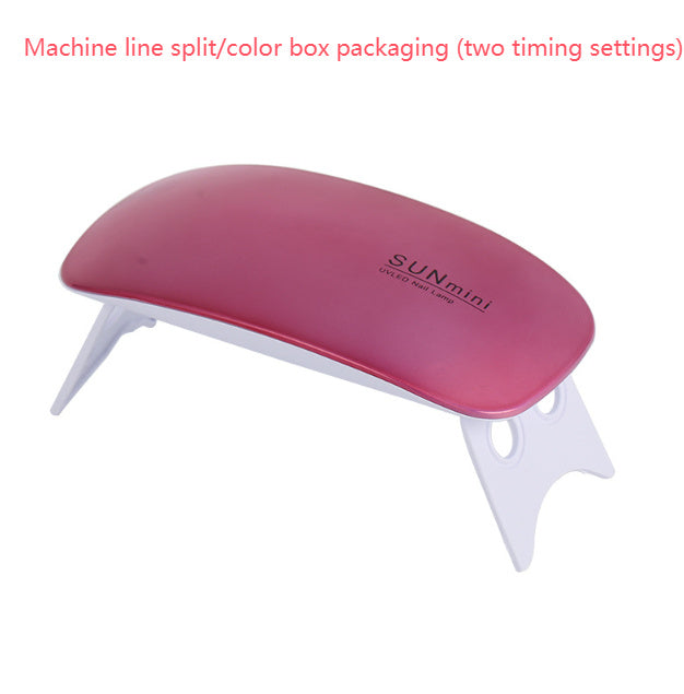 Mini Nail Polish Glue Baking Lamp Light Therapy Machine