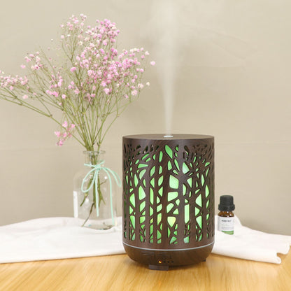 Wood Grain Household Ultrasonic Essential Oil Aroma Diffuser Wood Tree Branch Small Purifier