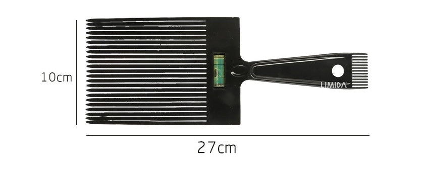 Flat head comb without knotting hair comb